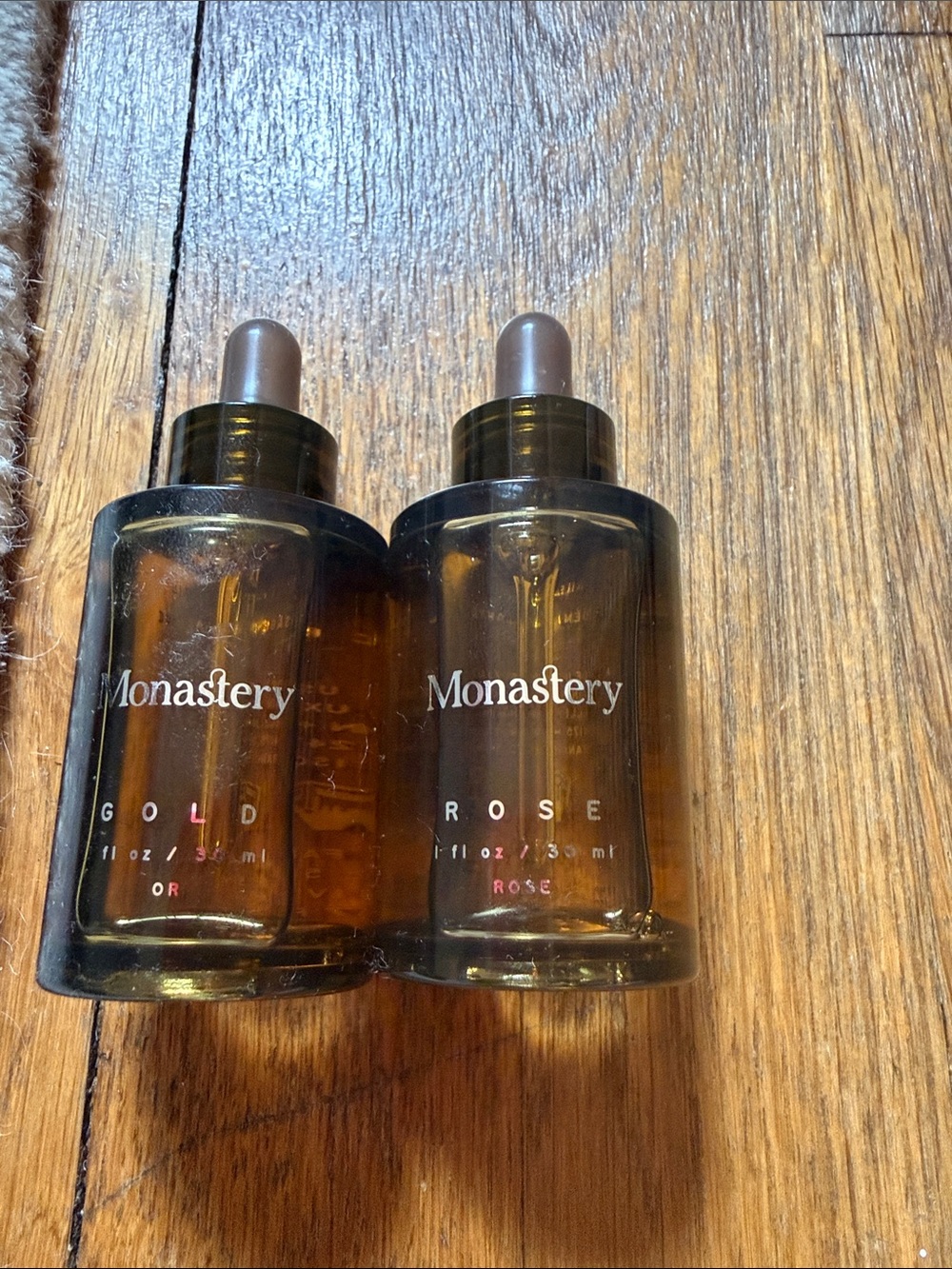 Rose Face Oil Serum — Brown Glass Bottle